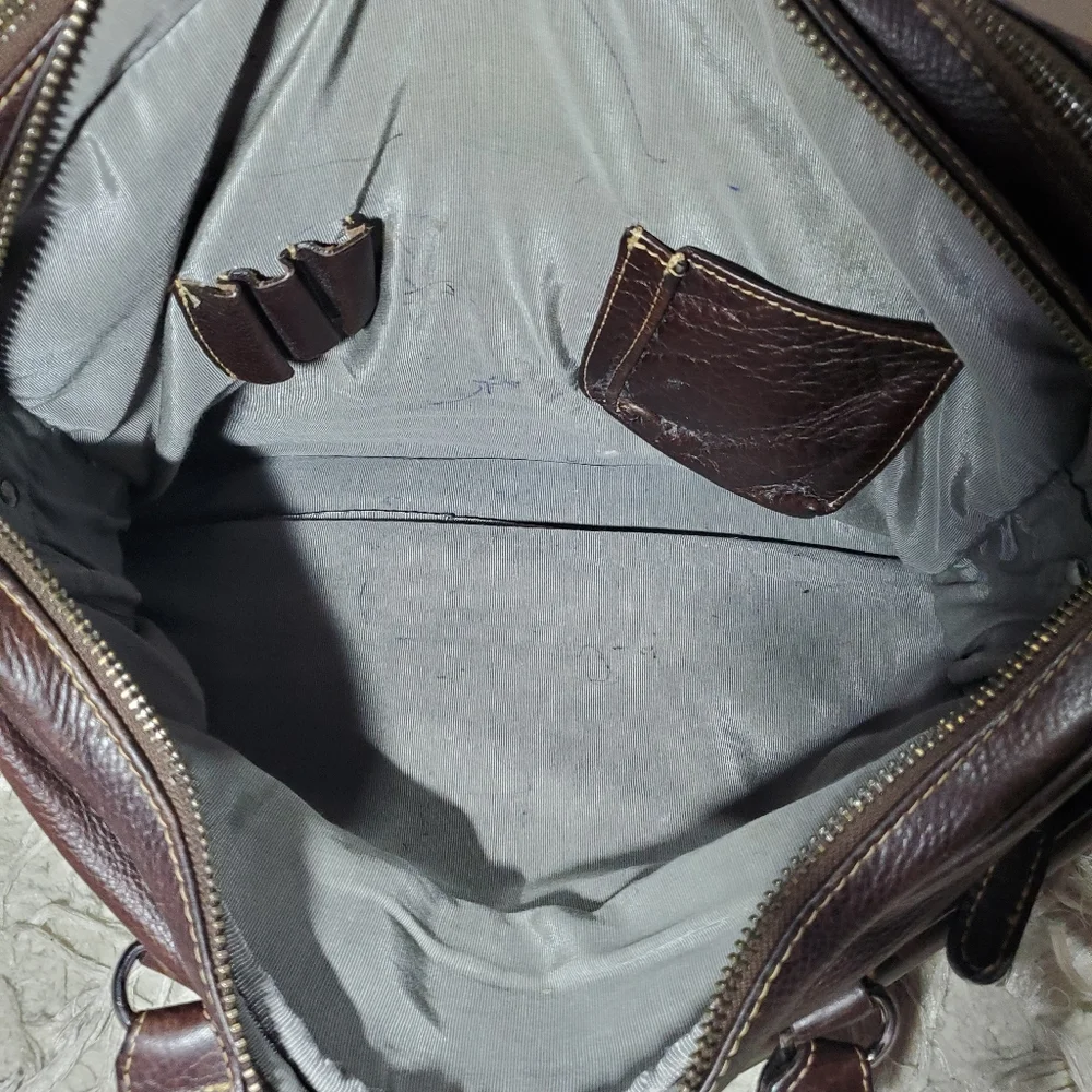 Allen Edmunds Leather Briefcase